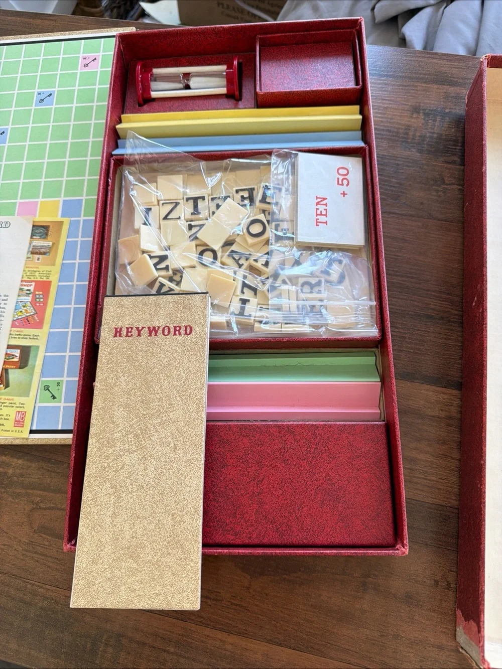 1953 Keyword Parker Brothers Game Includes rare game Brochure
